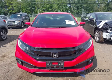 2020 Honda Civic Sport z USA, uszkodzony, nr VIN 2HGFC2F81LH581102